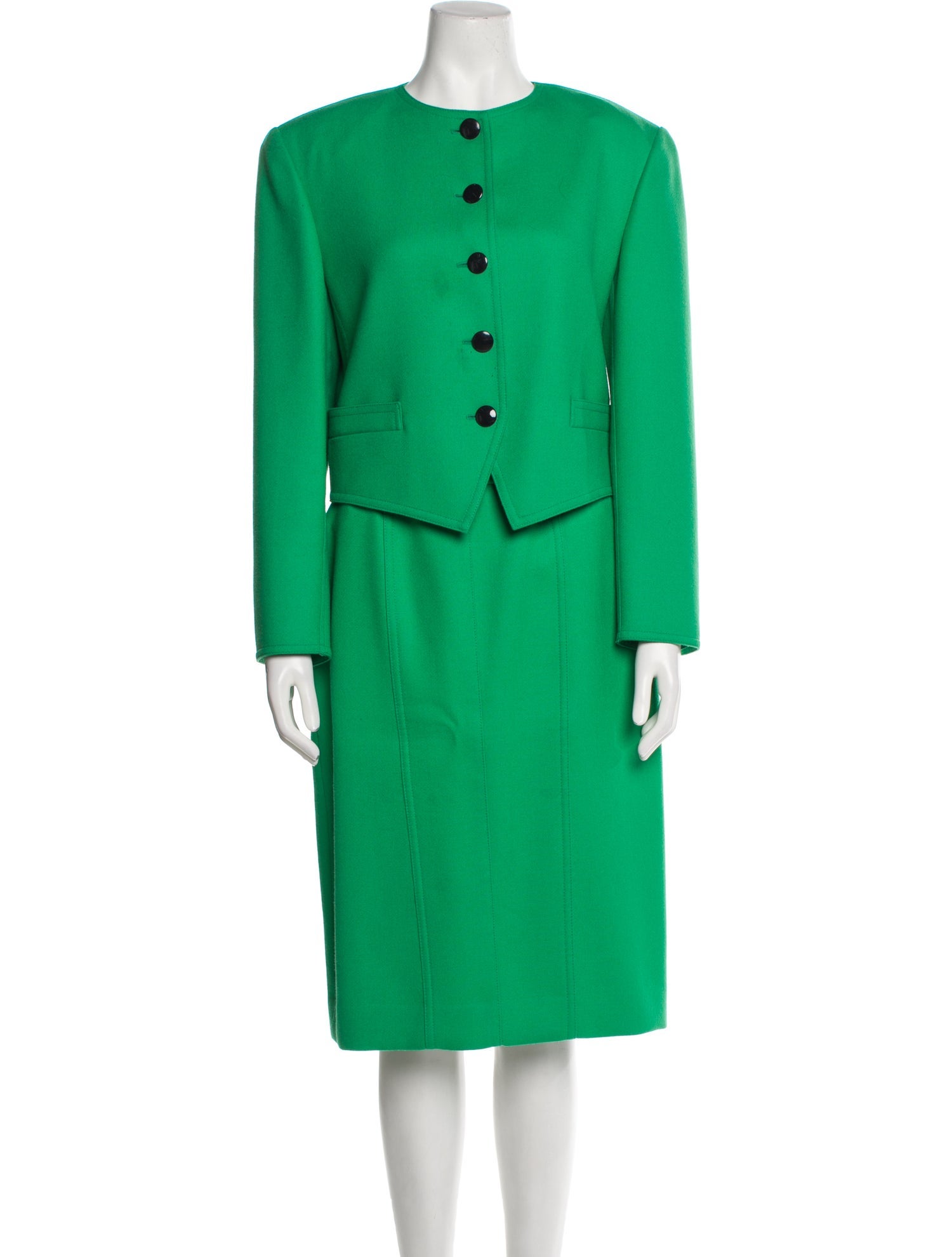 Louis Feraud Wool Skirt Suit