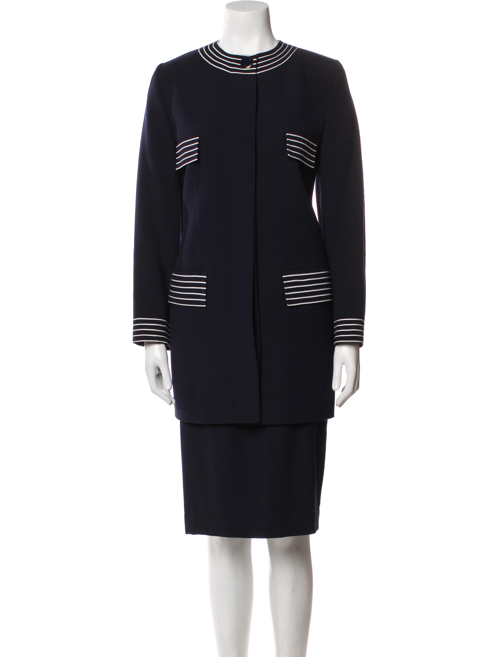 Louis Feraud Vintage 1980's Skirt Set