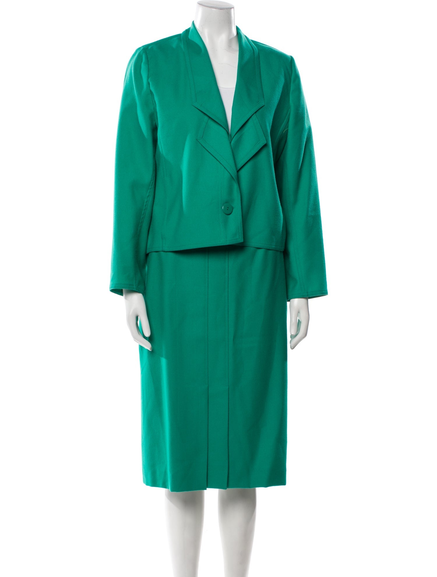 Louis Feraud Wool Skirt Suit