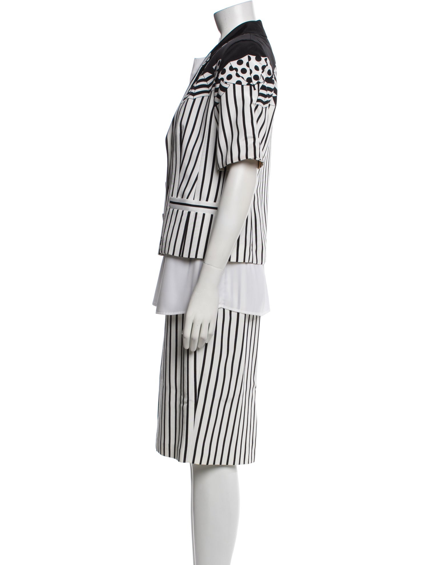 Louis Feraud Striped Skirt Suit