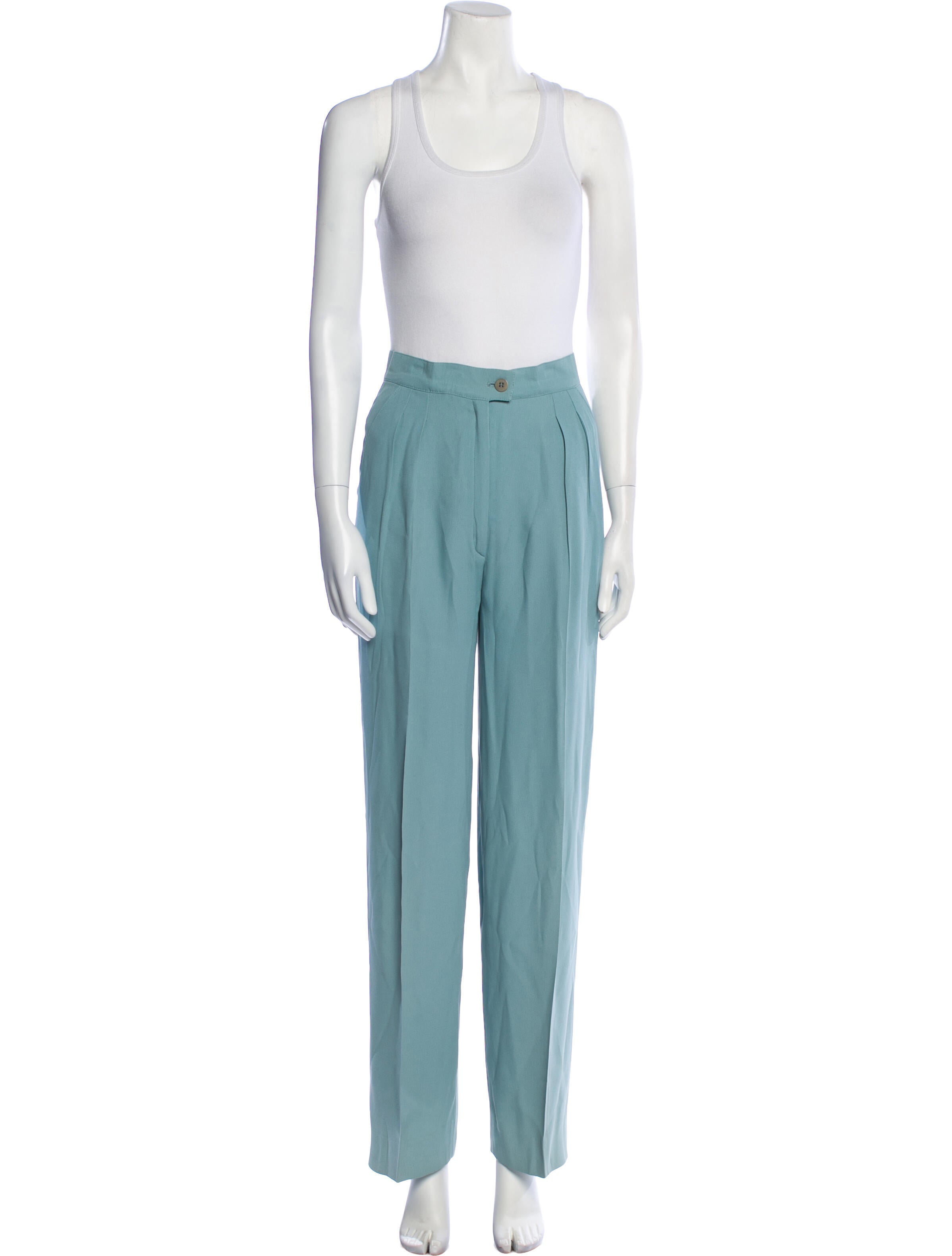 Louis Feraud Colorblock Pattern Pant Set