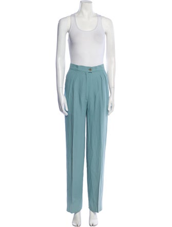 Louis Feraud Colorblock Pattern Pant Set