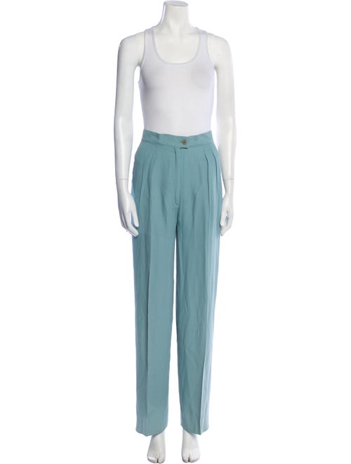 Louis Feraud Colorblock Pattern Pant Set