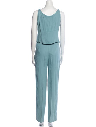 Louis Feraud Colorblock Pattern Pant Set