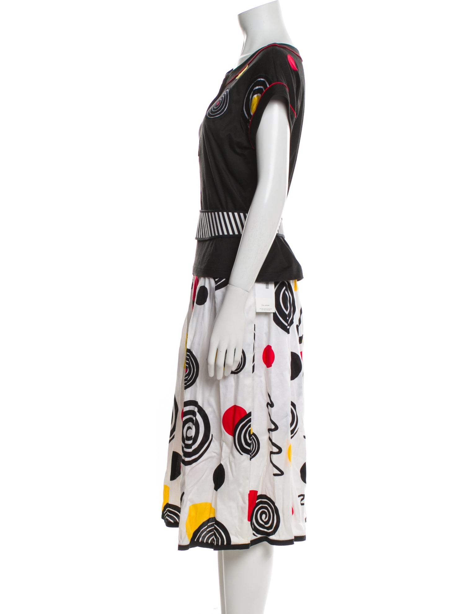 Louis Feraud Vintage Printed Skirt Set