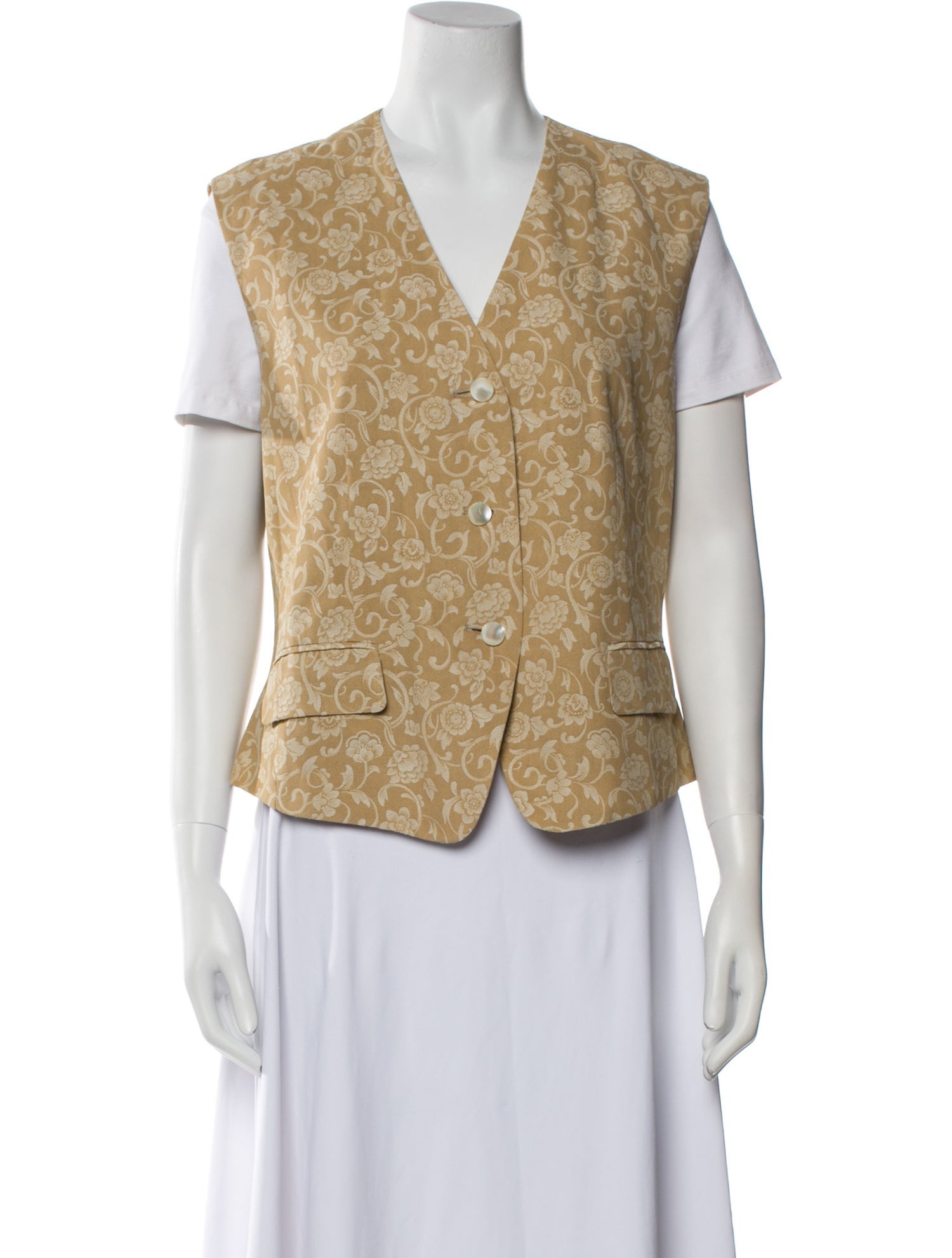 Louis Feraud Printed Vest