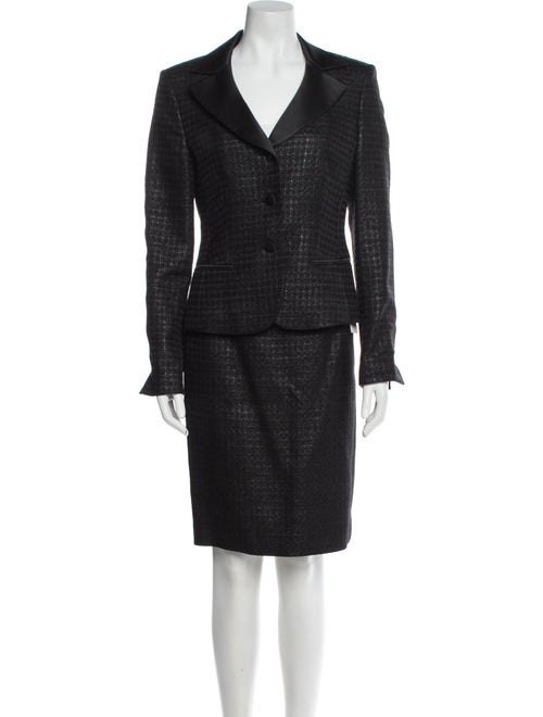 Louis Feraud Wool Skirt Set