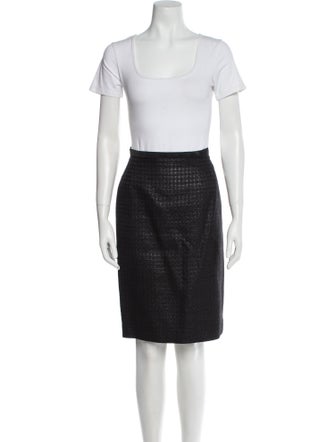 Louis Feraud Wool Skirt Set