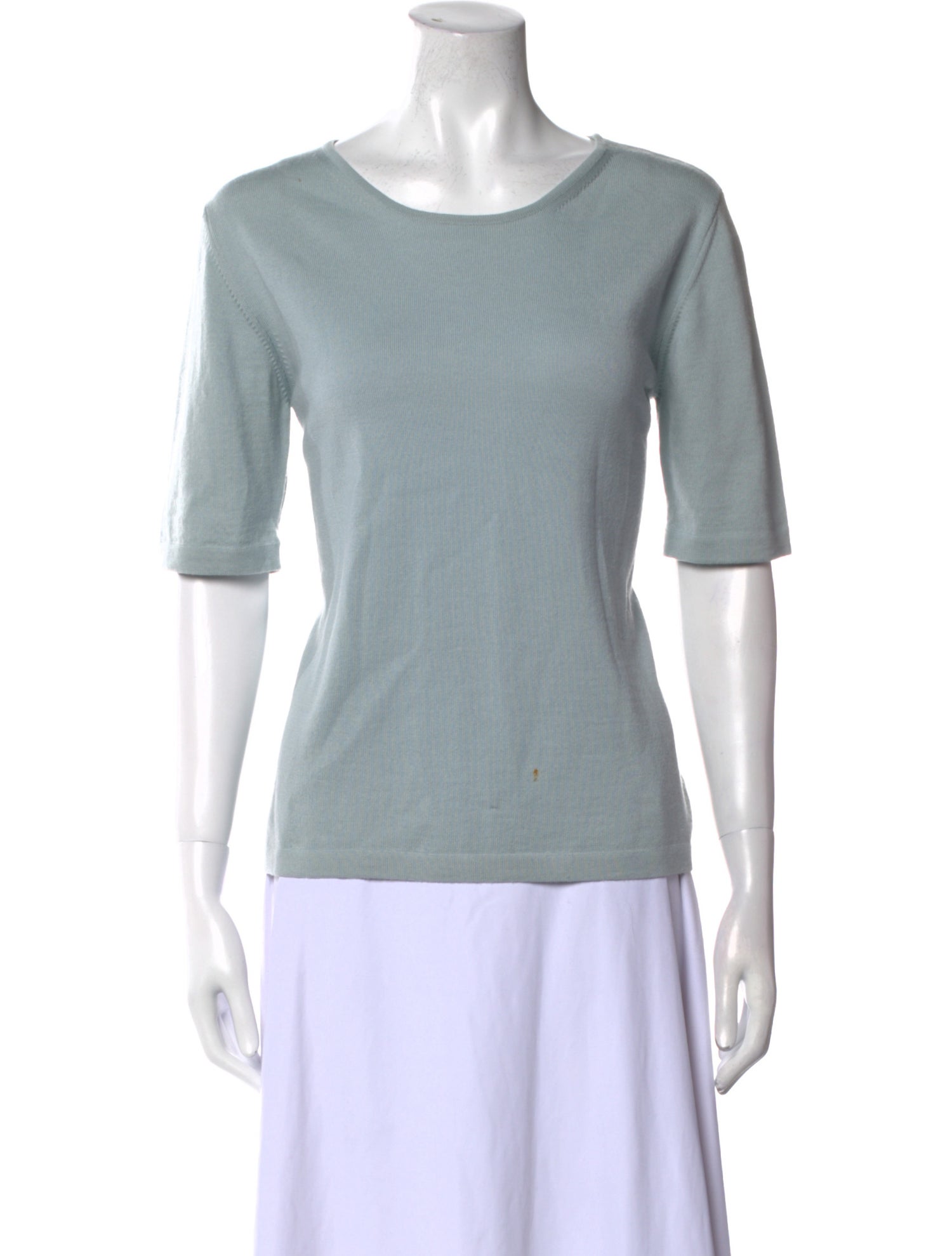 Louis Feraud Virgin Wool Scoop Neck Sweater