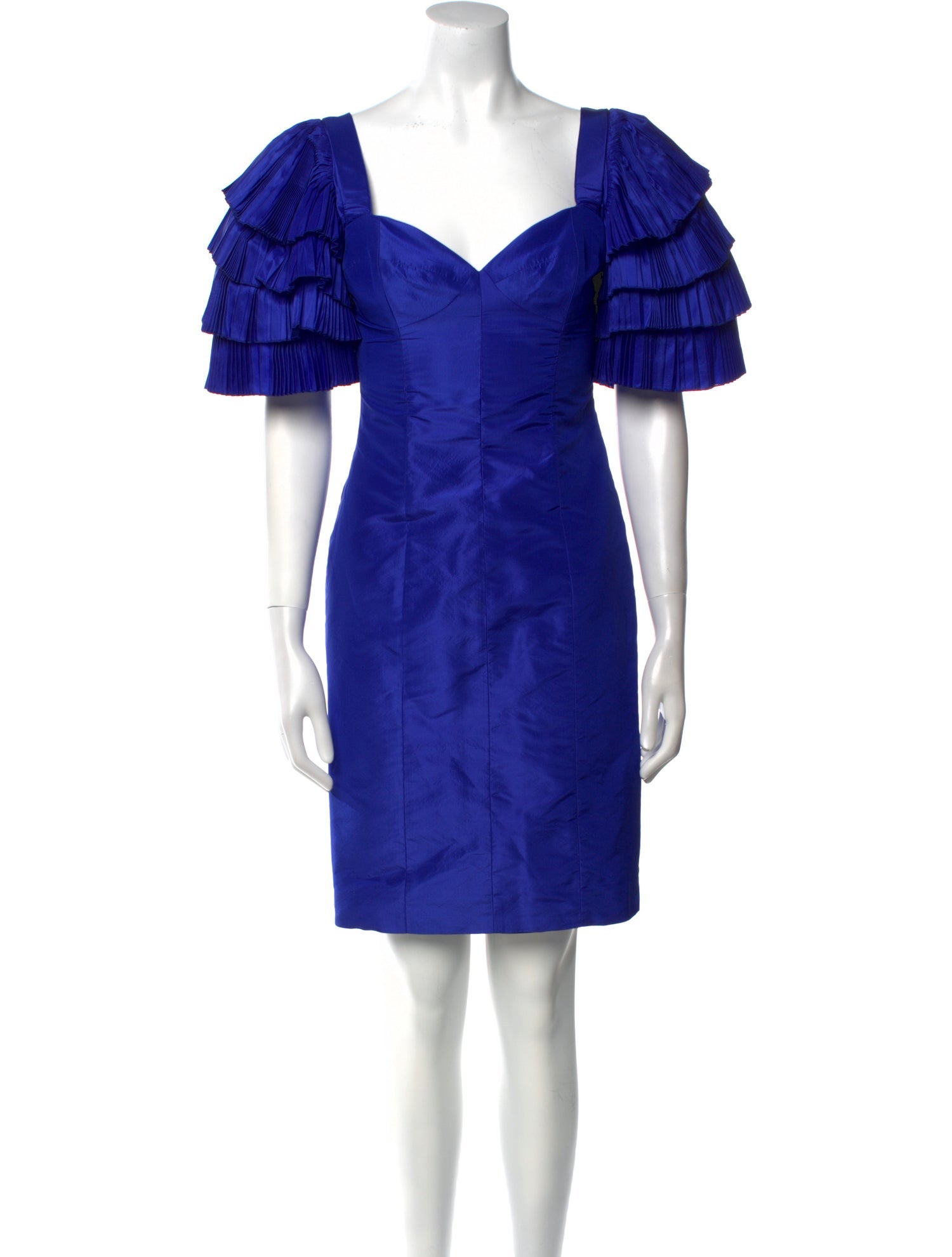 Louis Feraud V-Neck Mini Dress