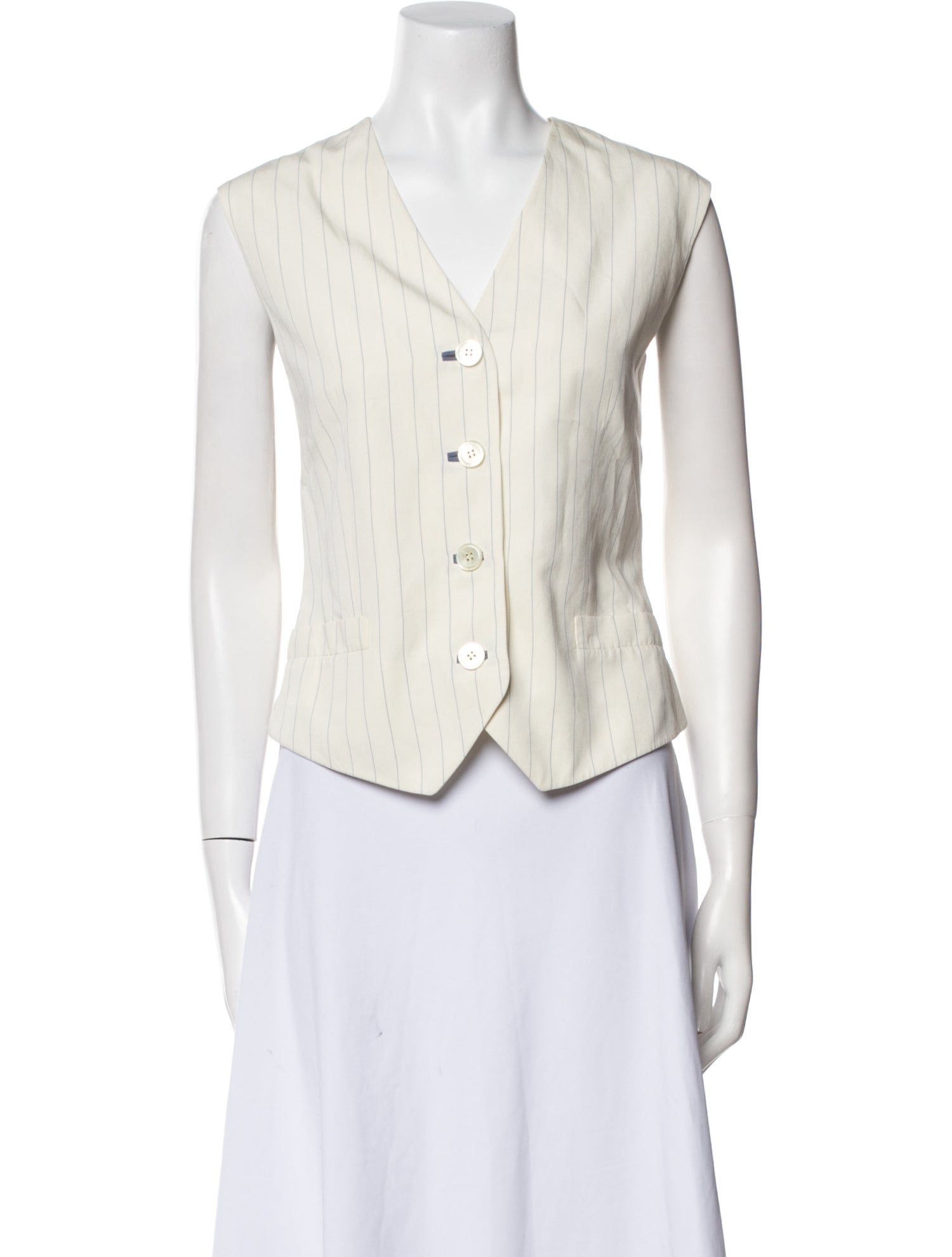 Louis Feraud 1980's Striped Vest