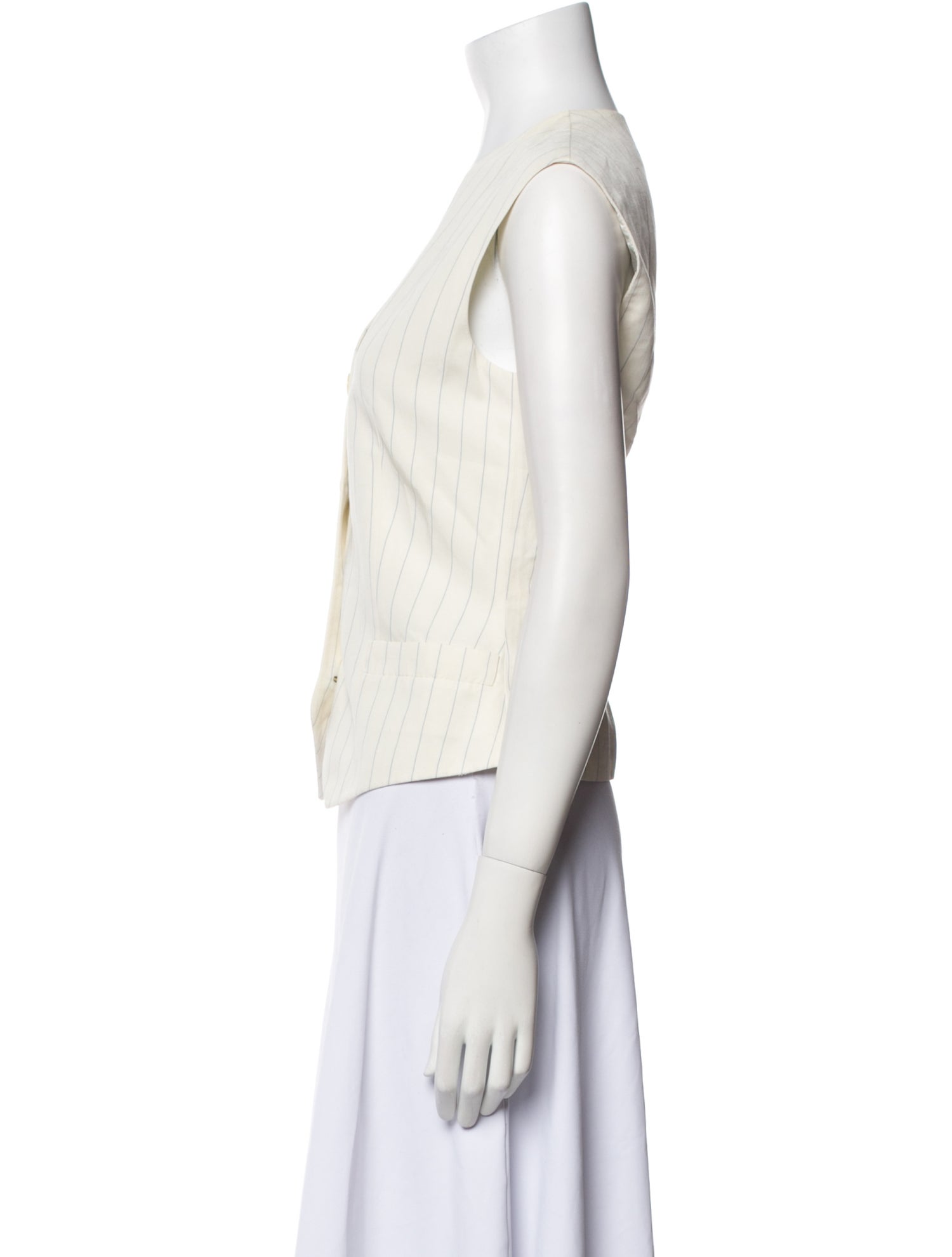 Louis Feraud 1980's Striped Vest