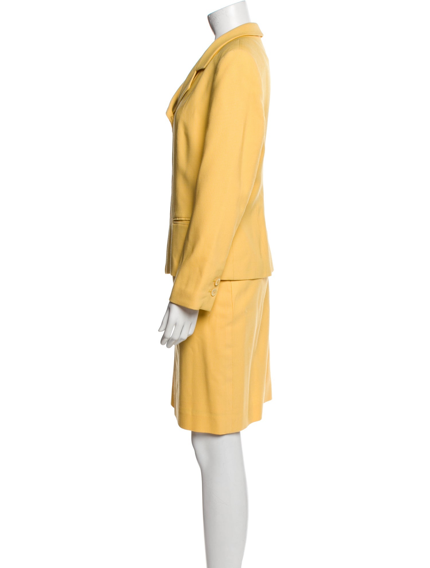 Louis Feraud Virgin Wool Skirt Suit