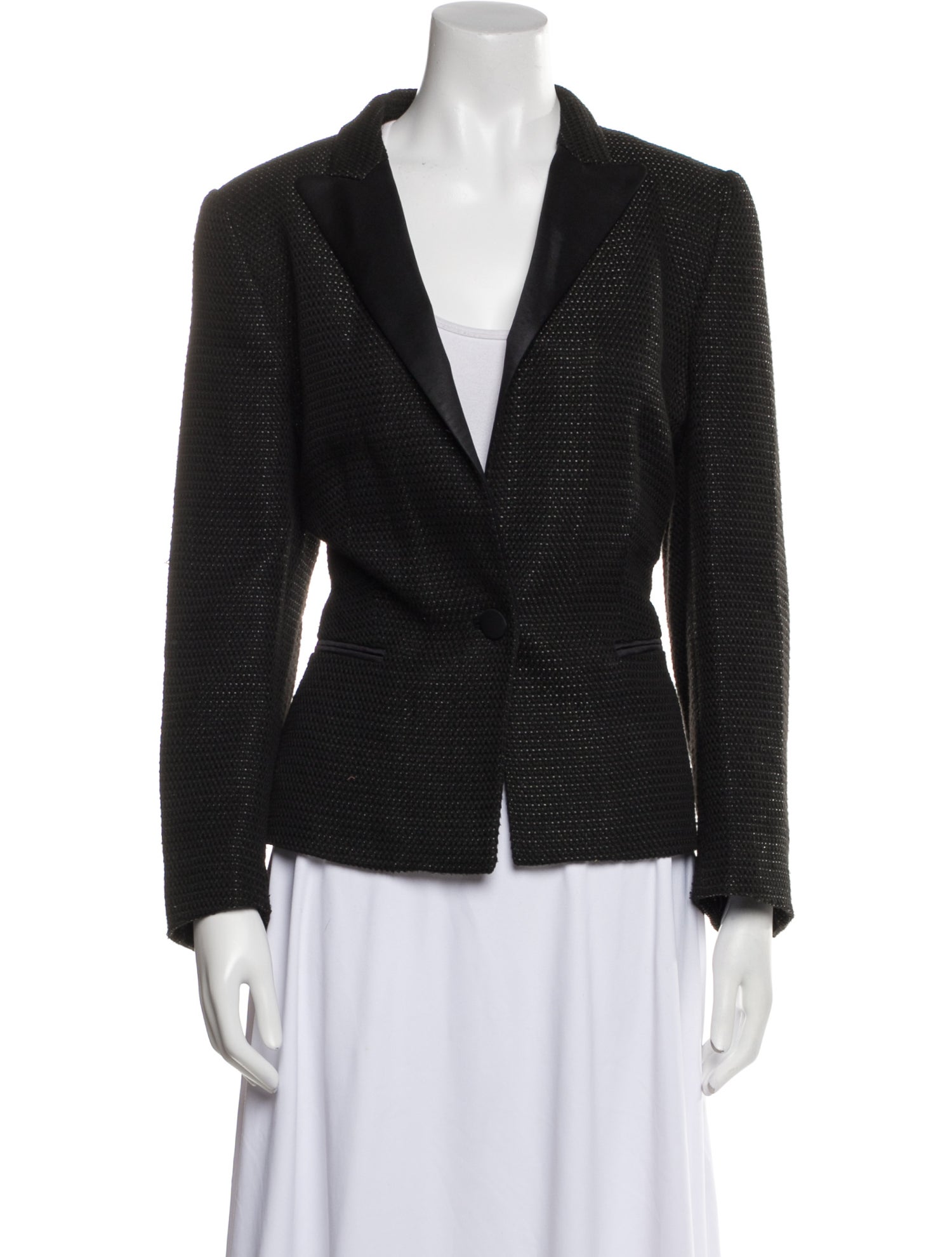 Louis Feraud Tweed Pattern Blazer