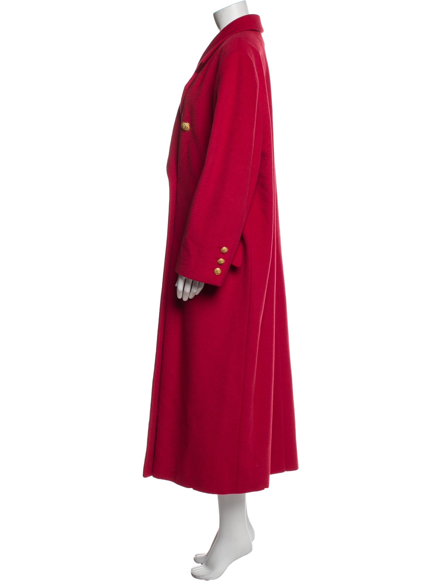 Louis Feraud Virgin Wool Trench Coat