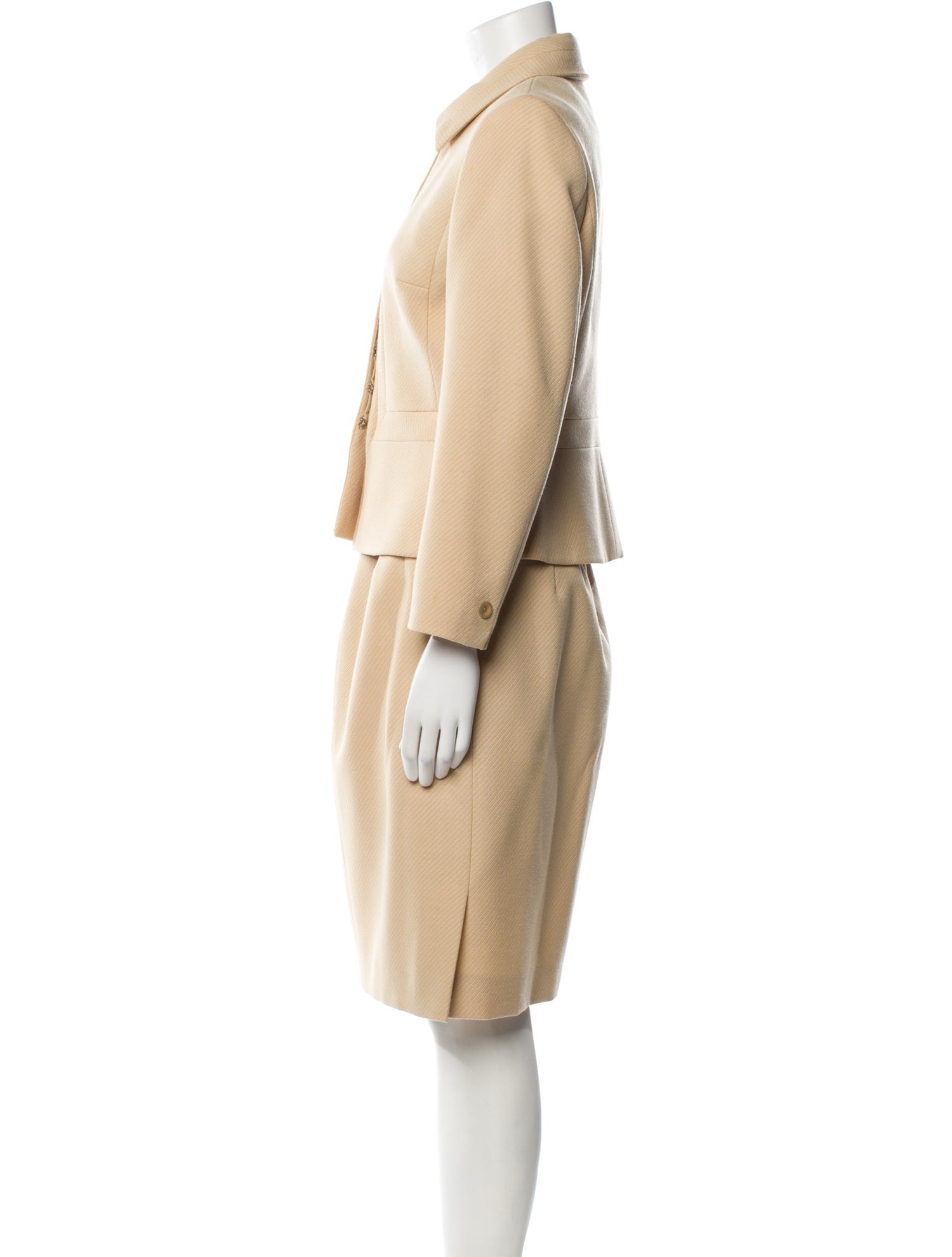 Louis Feraud Virgin Wool Skirt Suit