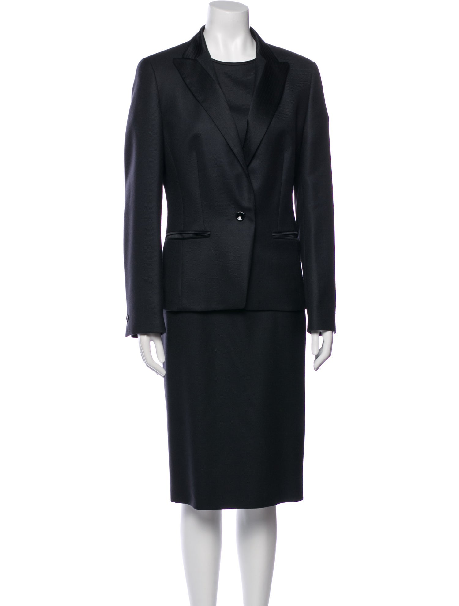 Louis Feraud Virgin Wool Dress Set