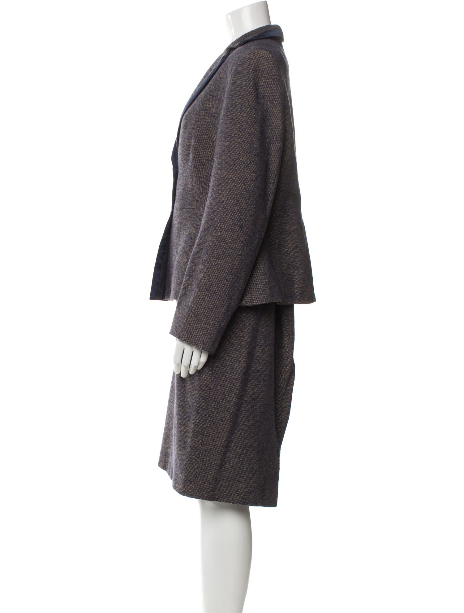 Louis Feraud Virgin Wool Striped Jacket