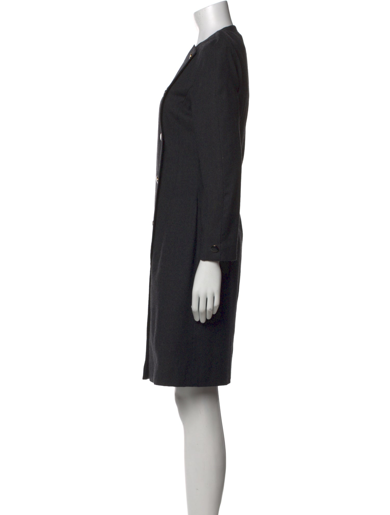 Louis Feraud Crew Neck Knee-Length Dress