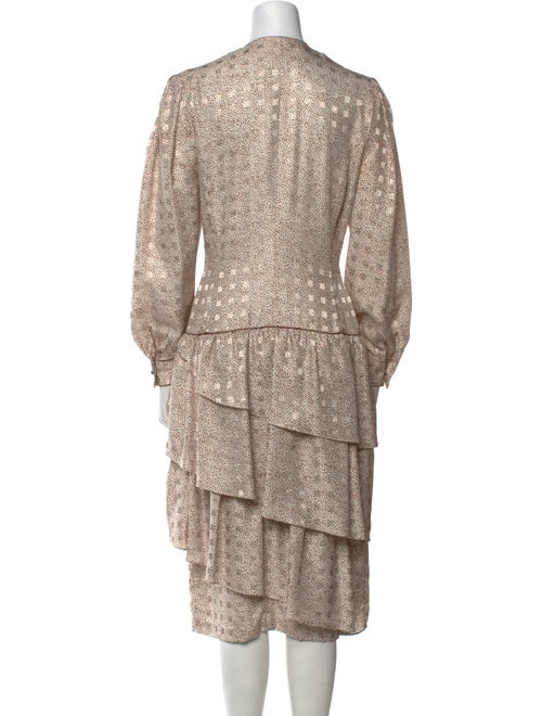 Louis Feraud Printed Midi Length Dress