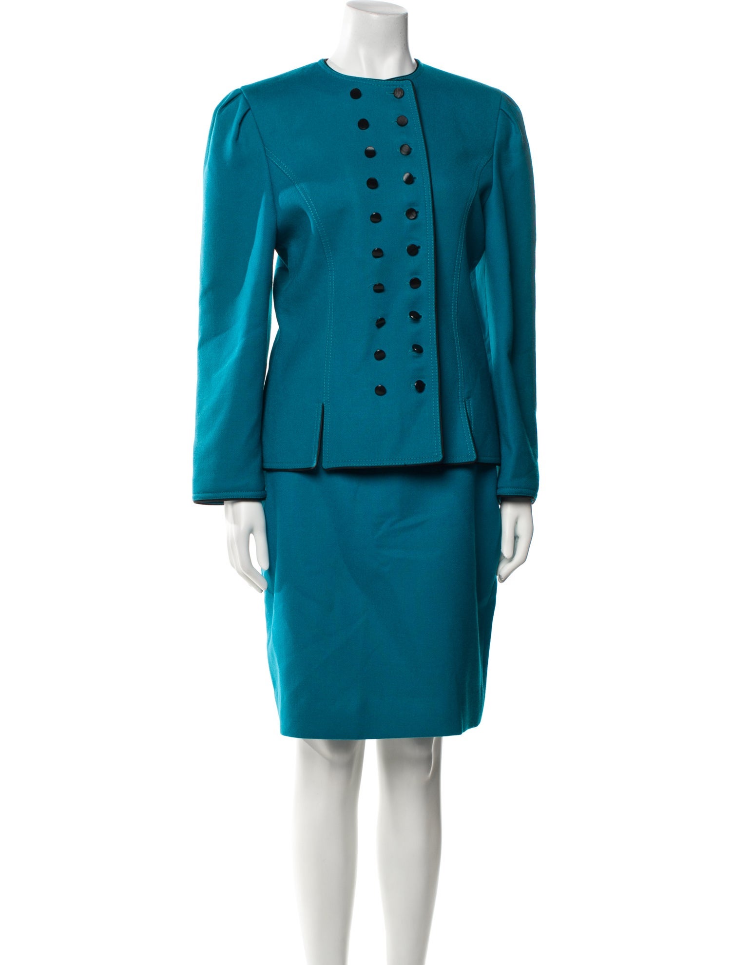 Louis Feraud Wool Skirt Suit