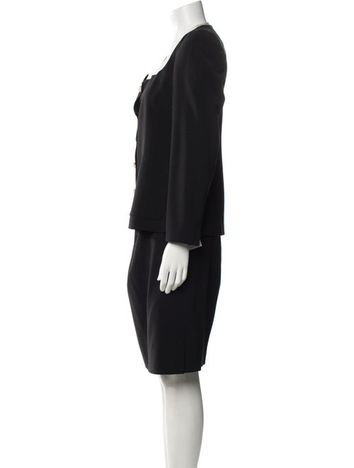 Louis Feraud Virgin Wool Skirt Set