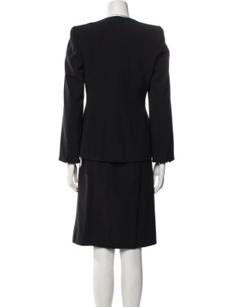 Louis Feraud Virgin Wool Skirt Set