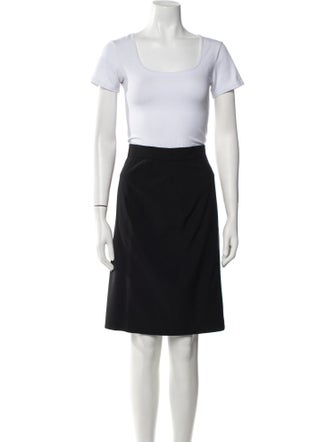 Louis Feraud Virgin Wool Skirt Set