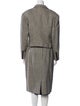 Louis Feraud Wool Plaid Print Skirt Suit