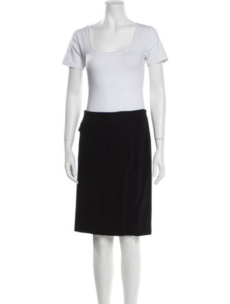 Louis Feraud Virgin Wool Skirt Set
