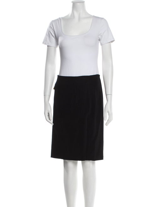 Louis Feraud Virgin Wool Skirt Set
