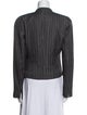 Louis Feraud Wool Striped Evening Jacket