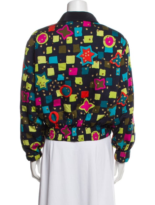 Louis Feraud Printed Bomber Jacket