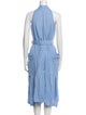 Louis Feraud Halterneck Midi Length Dress