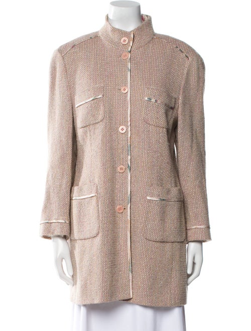 Louis Feraud Virgin Wool Printed Jacket