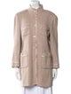 Louis Feraud Virgin Wool Printed Jacket
