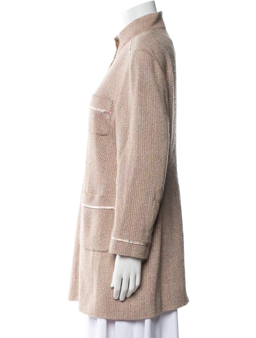 Louis Feraud Virgin Wool Printed Jacket