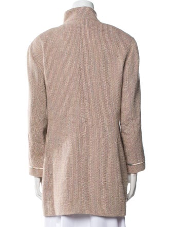 Louis Feraud Virgin Wool Printed Jacket