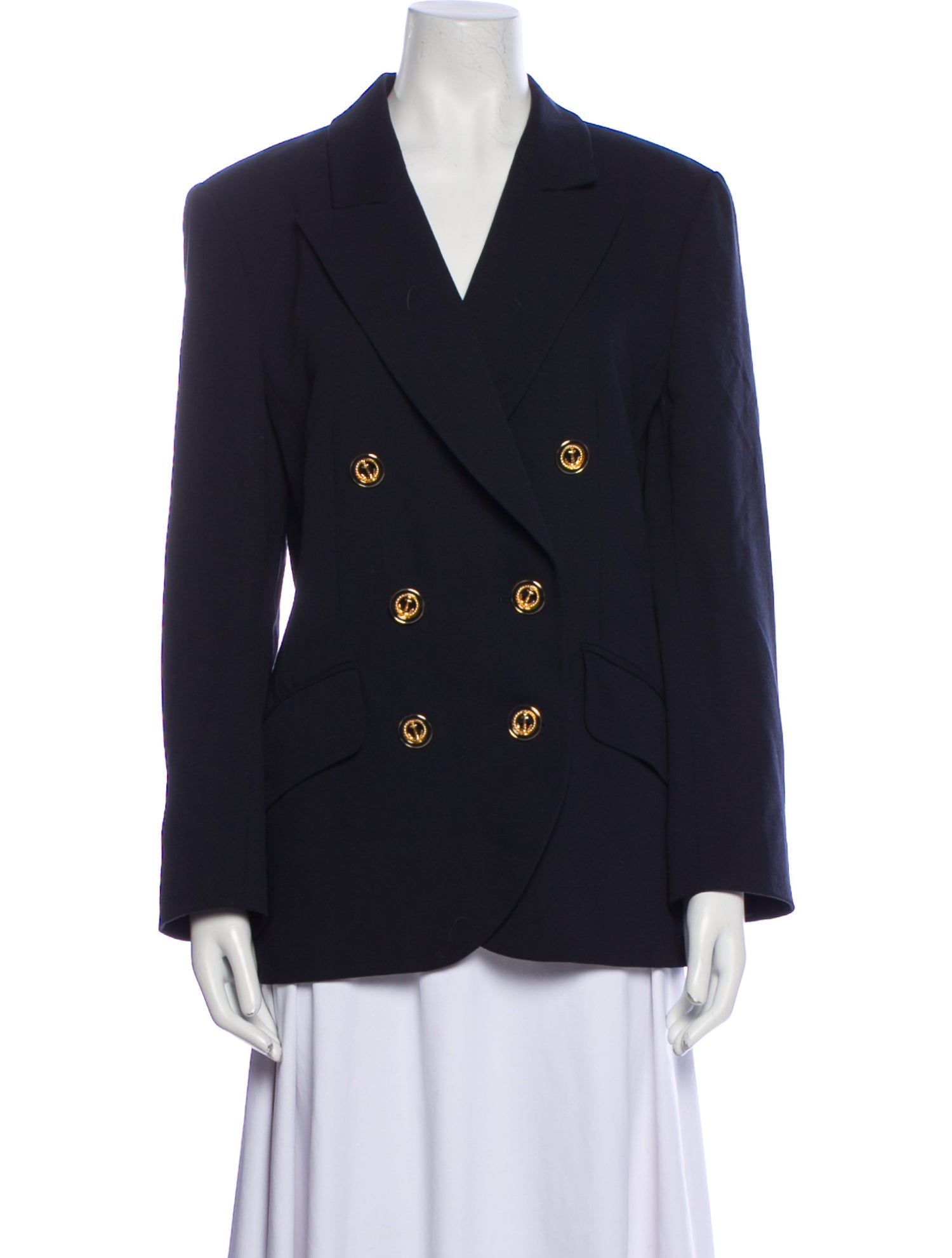 Louis Feraud Virgin Wool Blazer