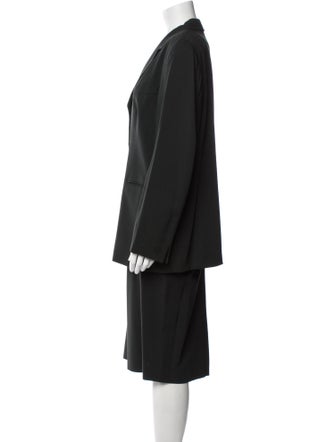Louis Feraud Virgin Wool Skirt Set