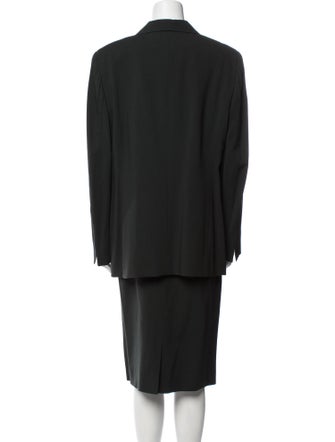 Louis Feraud Virgin Wool Skirt Set