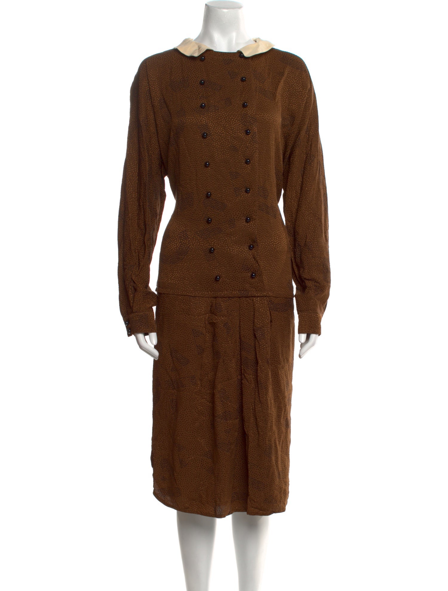 Louis Feraud Silk Midi Length Dress