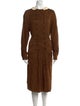 Louis Feraud Silk Midi Length Dress