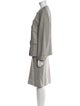 Louis Feraud Wool Striped Skirt Suit