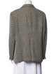 Louis Feraud Virgin Wool Tweed Pattern Blazer
