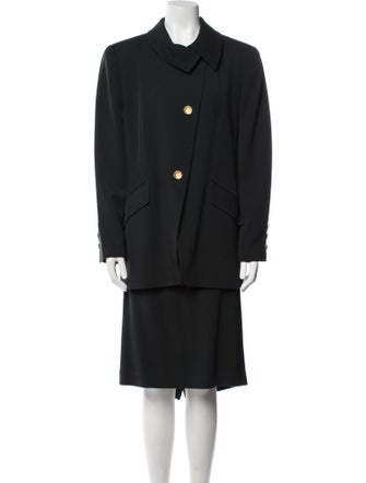 Louis Feraud Virgin Wool Skirt Set