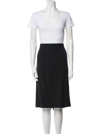 Louis Feraud Virgin Wool Skirt Set