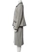 Louis Feraud Virgin Wool Printed Skirt Suit