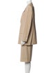 Louis Feraud Virgin Wool Printed Skirt Suit