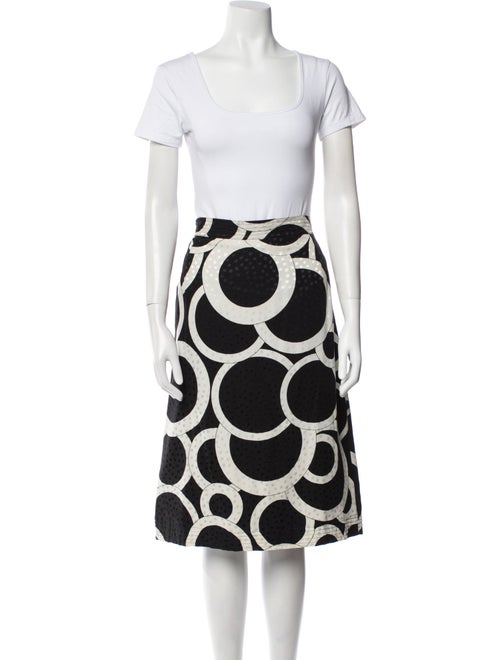 Louis Feraud Silk Printed Skirt Suit